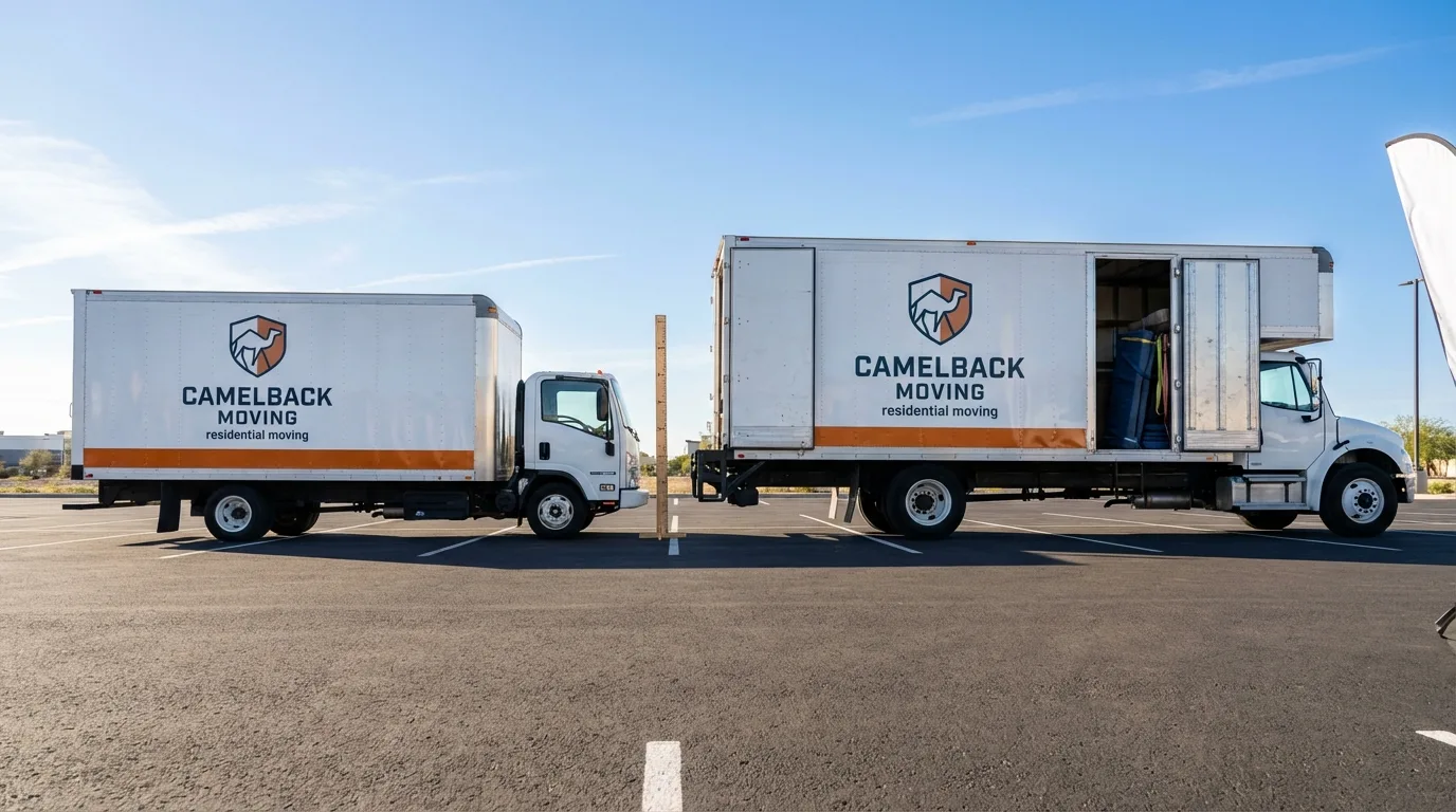 Moving truck size capacity guide in Churchville